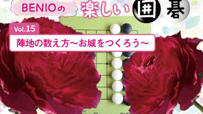 BENIOの楽しい囲碁Vol.15 　陣地の数え方～お城をつくろう～