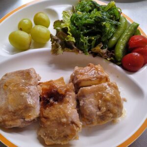 奥田和美さん　よみふぁみ　よみレシピ　厚揚げチーズの豚肉巻き照り焼き