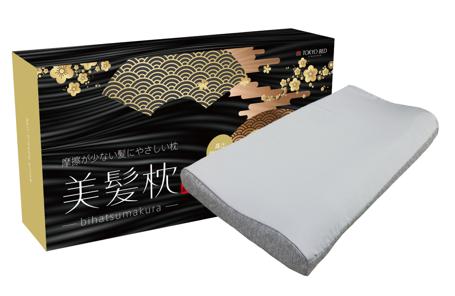 東京ベッド・日本の美シリーズ「美髪（びはつ）枕」（26,400円）
