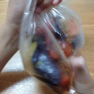 奥田和美さん　よみレシピ　レシピ　ナスとトマトの南蛮漬け