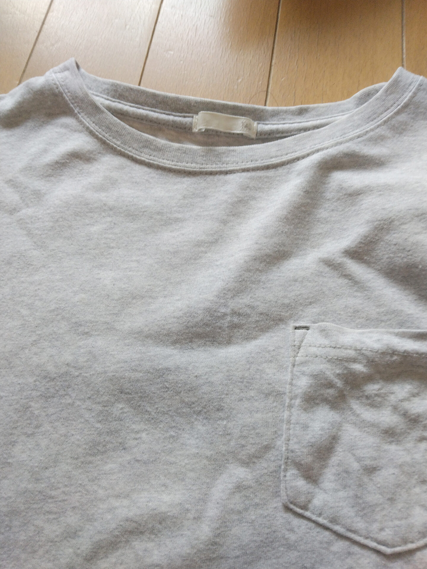 汚れが落ちてきれいになったTシャツ