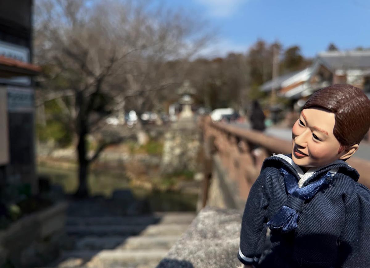 ごほうび旅井上かなえ メイ子と近江八幡風景