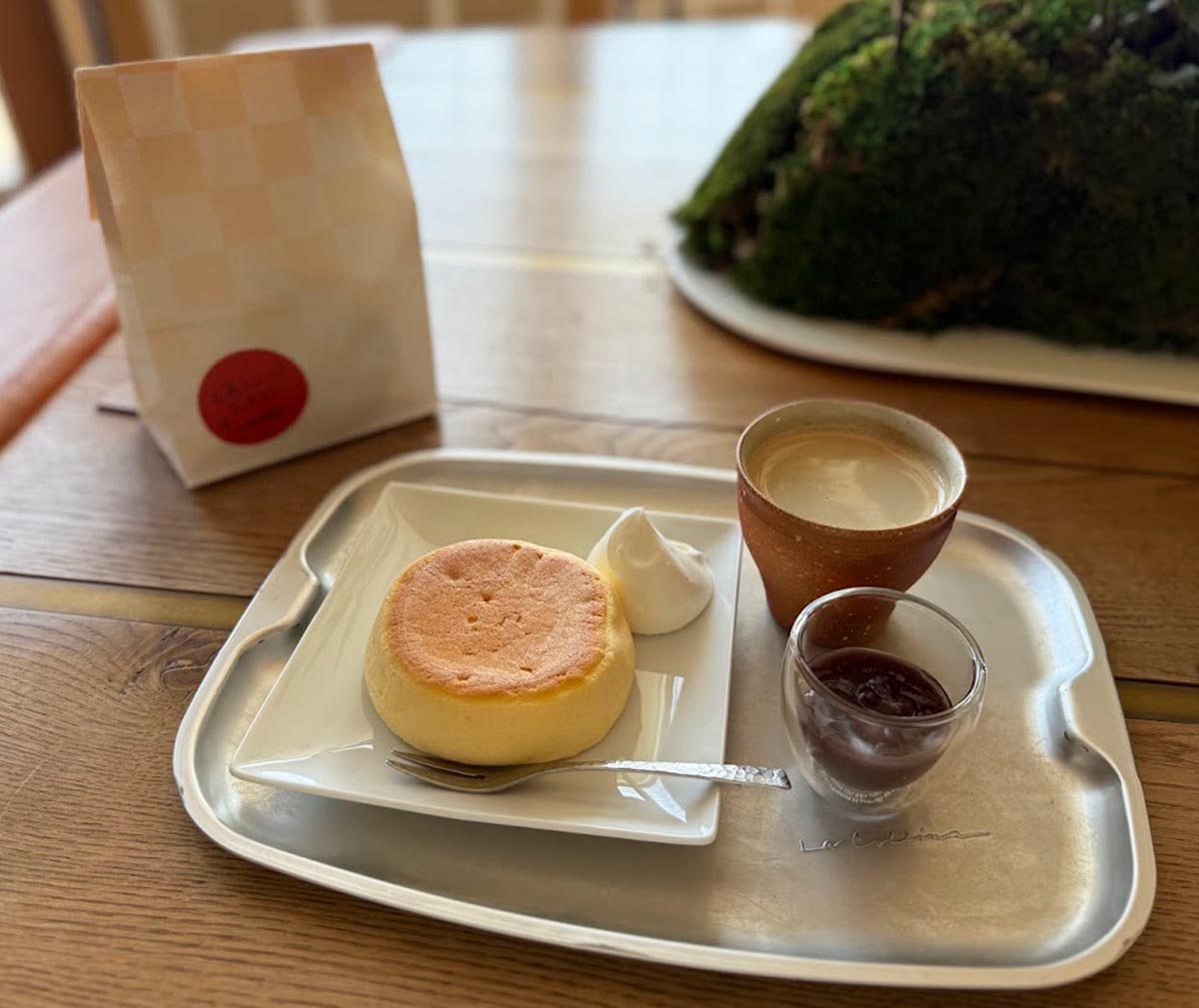 ごほうび旅井上かなえ　たねやのどら焼きパンケーキ仕立て