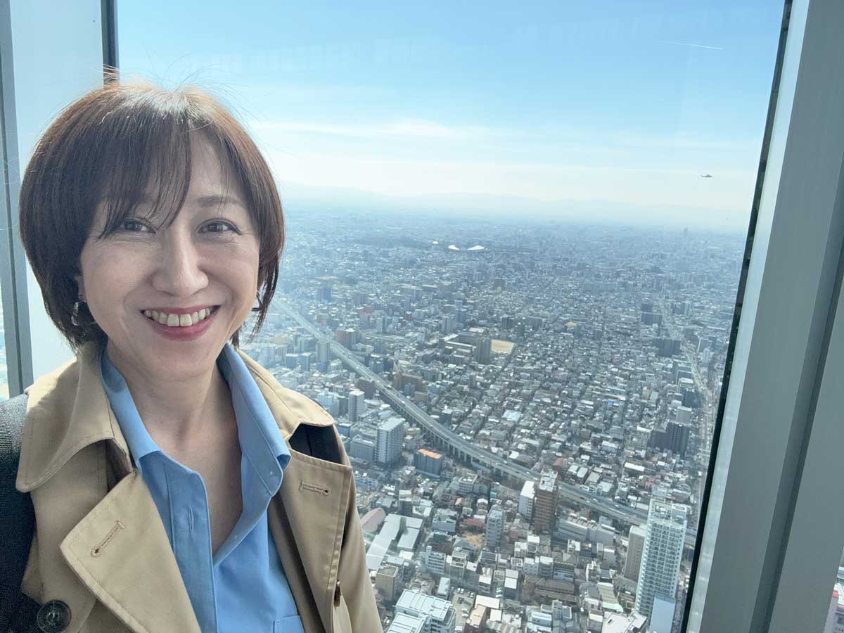 ごほうび旅　奥田和美　奈良橿原GM奈良橿原　あべのハルカス展望台
