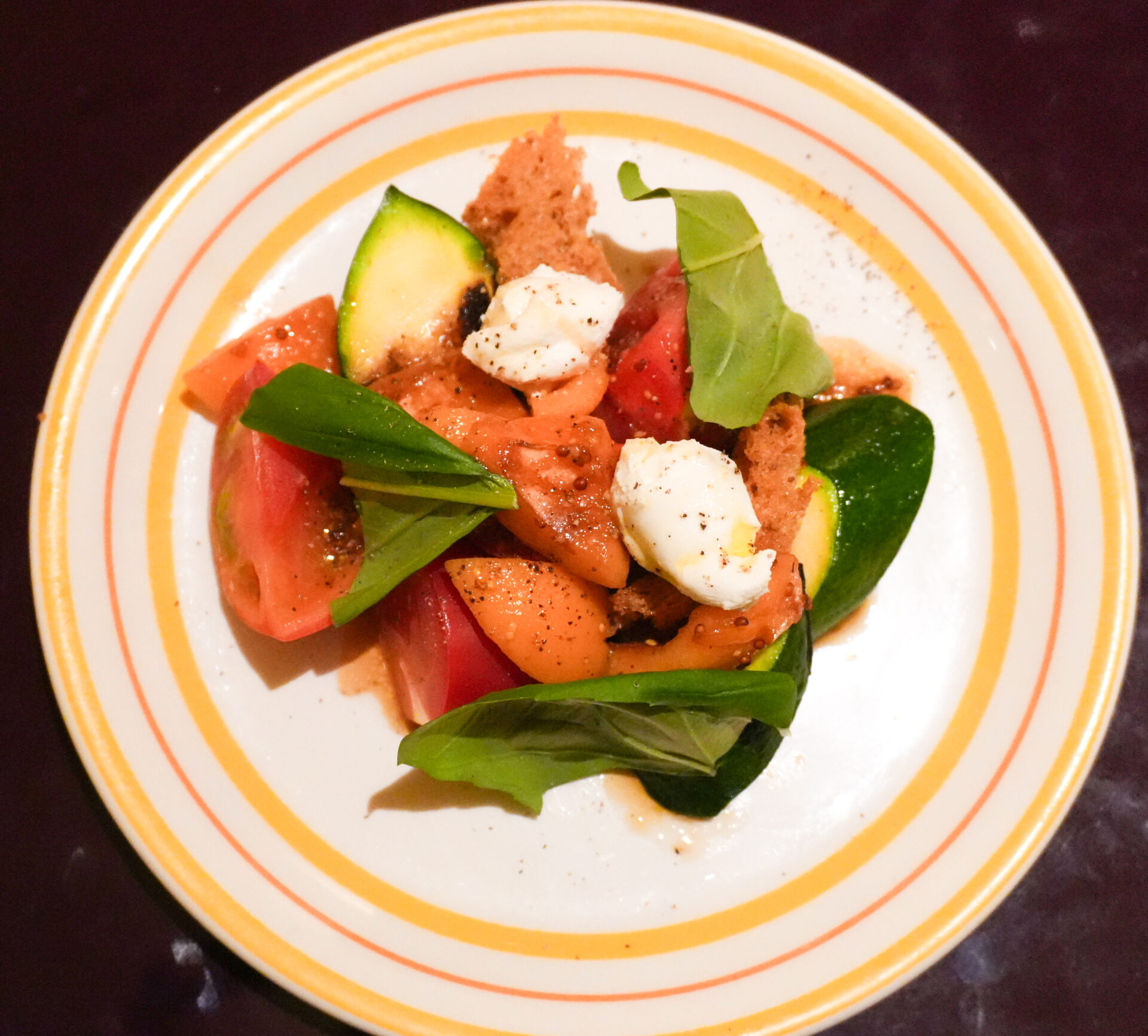 グリルドズッキーニ＆フルーツトマトサラダ