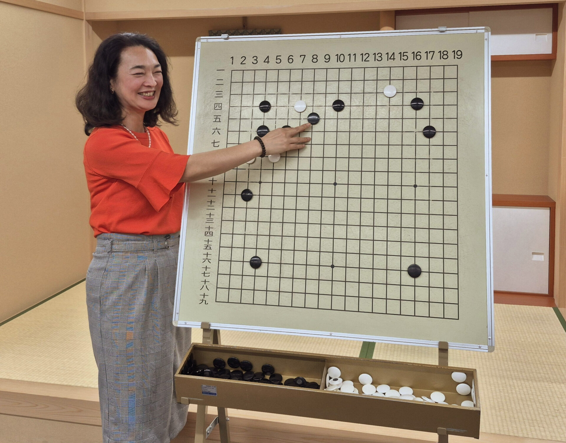 BENIOの楽しい囲碁Vol .35 囲碁の部での囲碁セミナーの様子