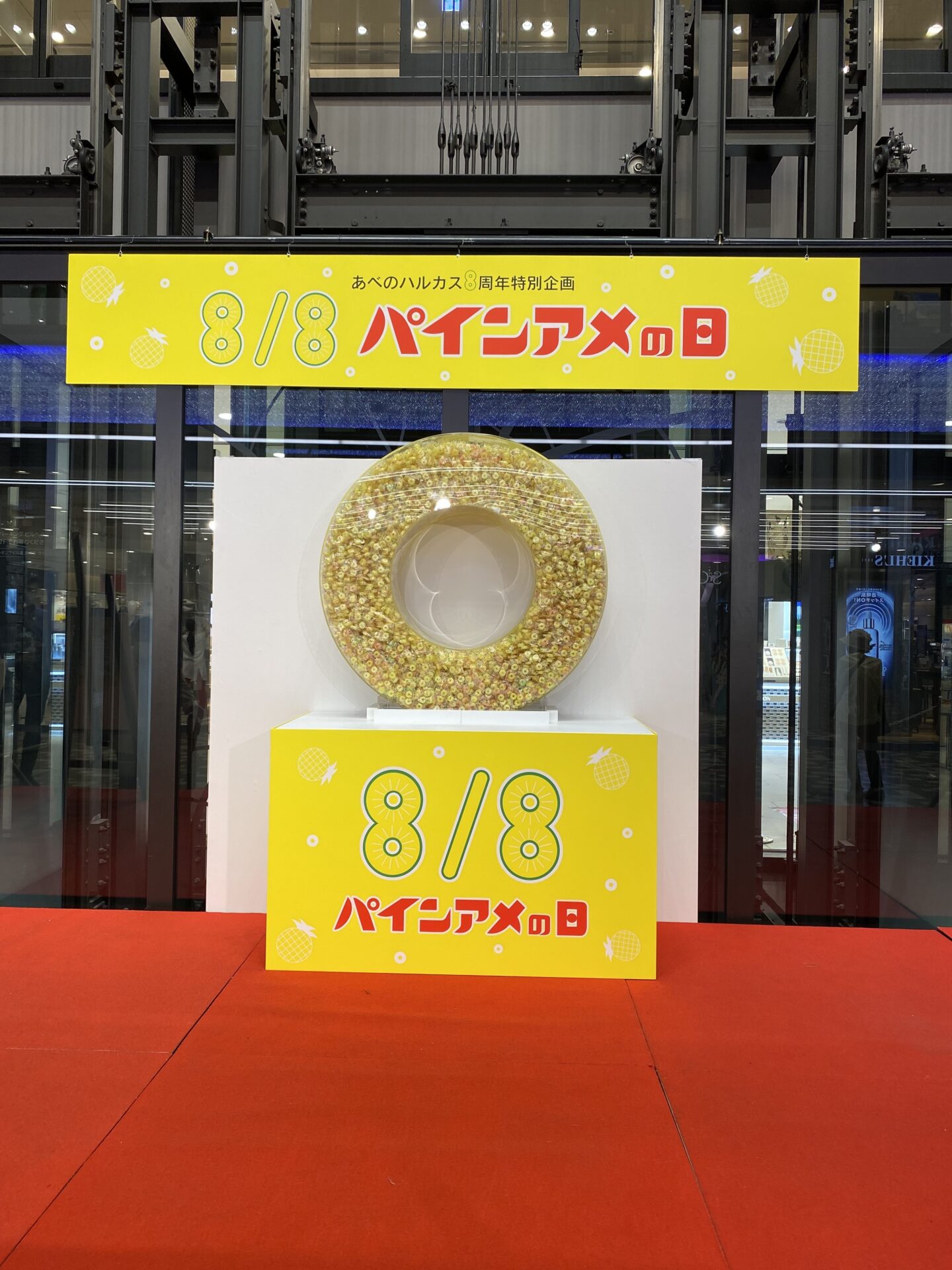 パインアメのステージ