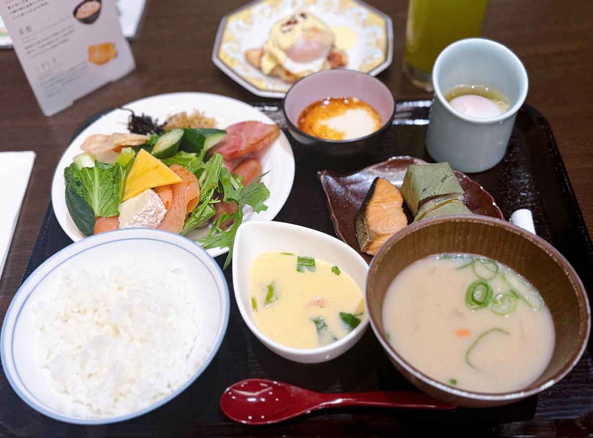 奥田和美さんごほうび旅　ホテル日航奈良　食事
