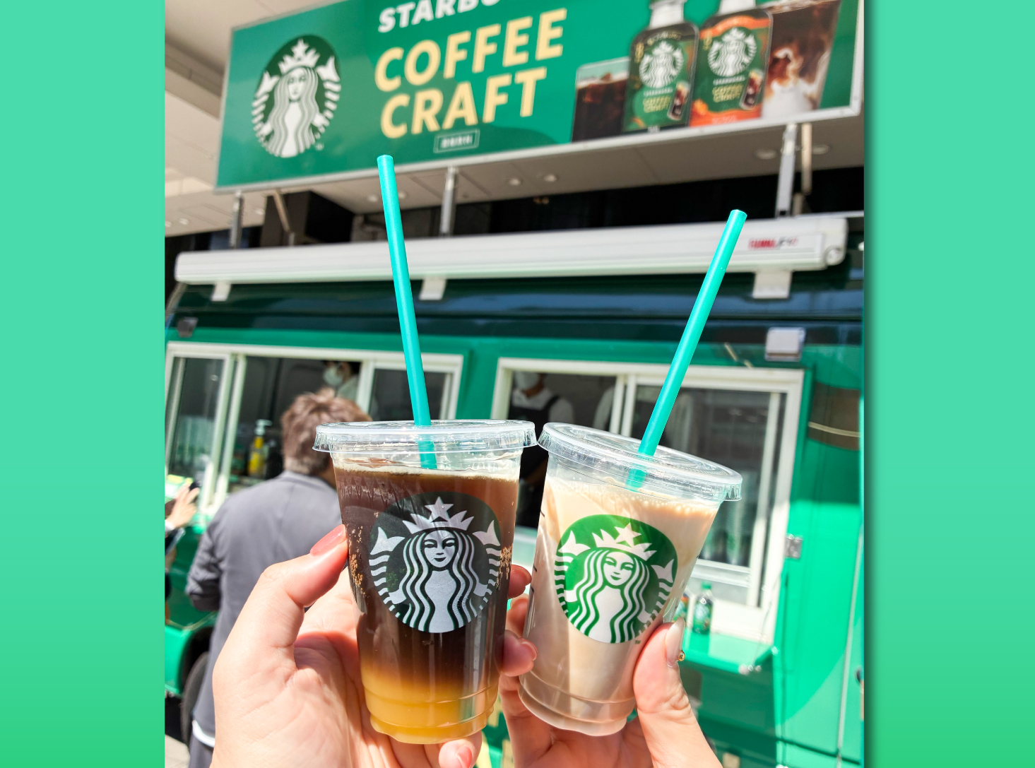 ※レア　スターバックス コーヒー キッチンワゴン 大阪】スタバのコーヒーが無料で楽しめますよ～ 【記者が体験