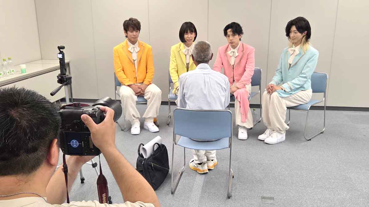 モナキ撮影裏話 モナキさんインタビュー風景