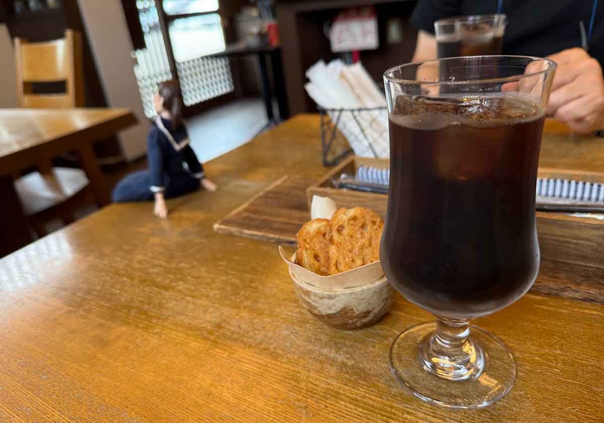 井上かなえさんごほうび旅 夢乃井 コーヒー