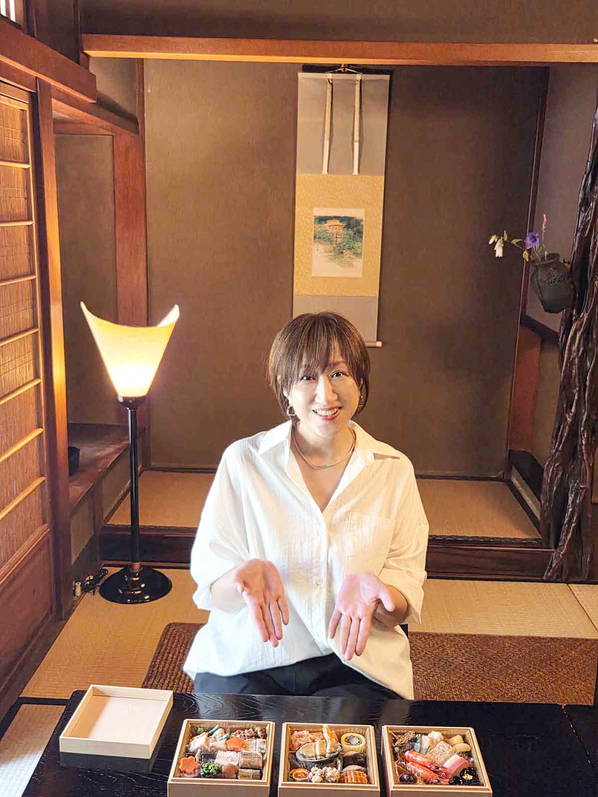 奥田かずみさんがいただきました!老舗料亭「道楽」のおせち 奥田和美さん