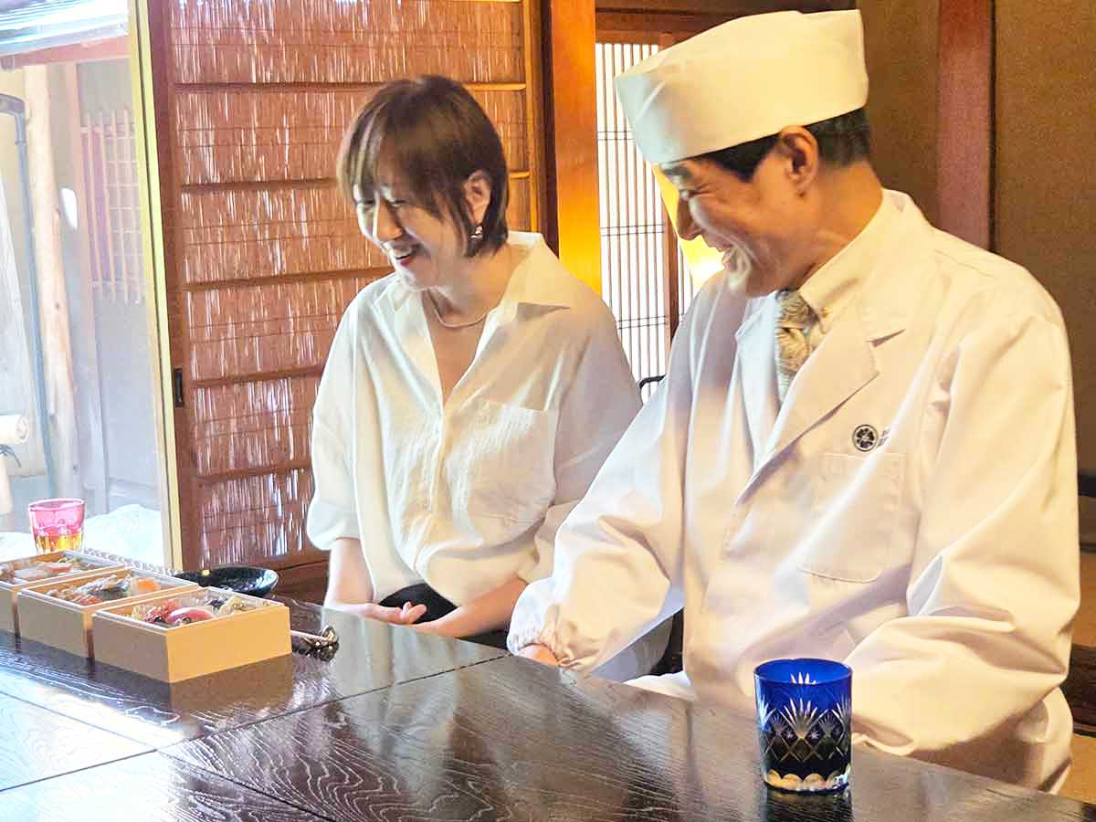 奥田かずみさんがいただきました!老舗料亭「道楽」のおせち 試食