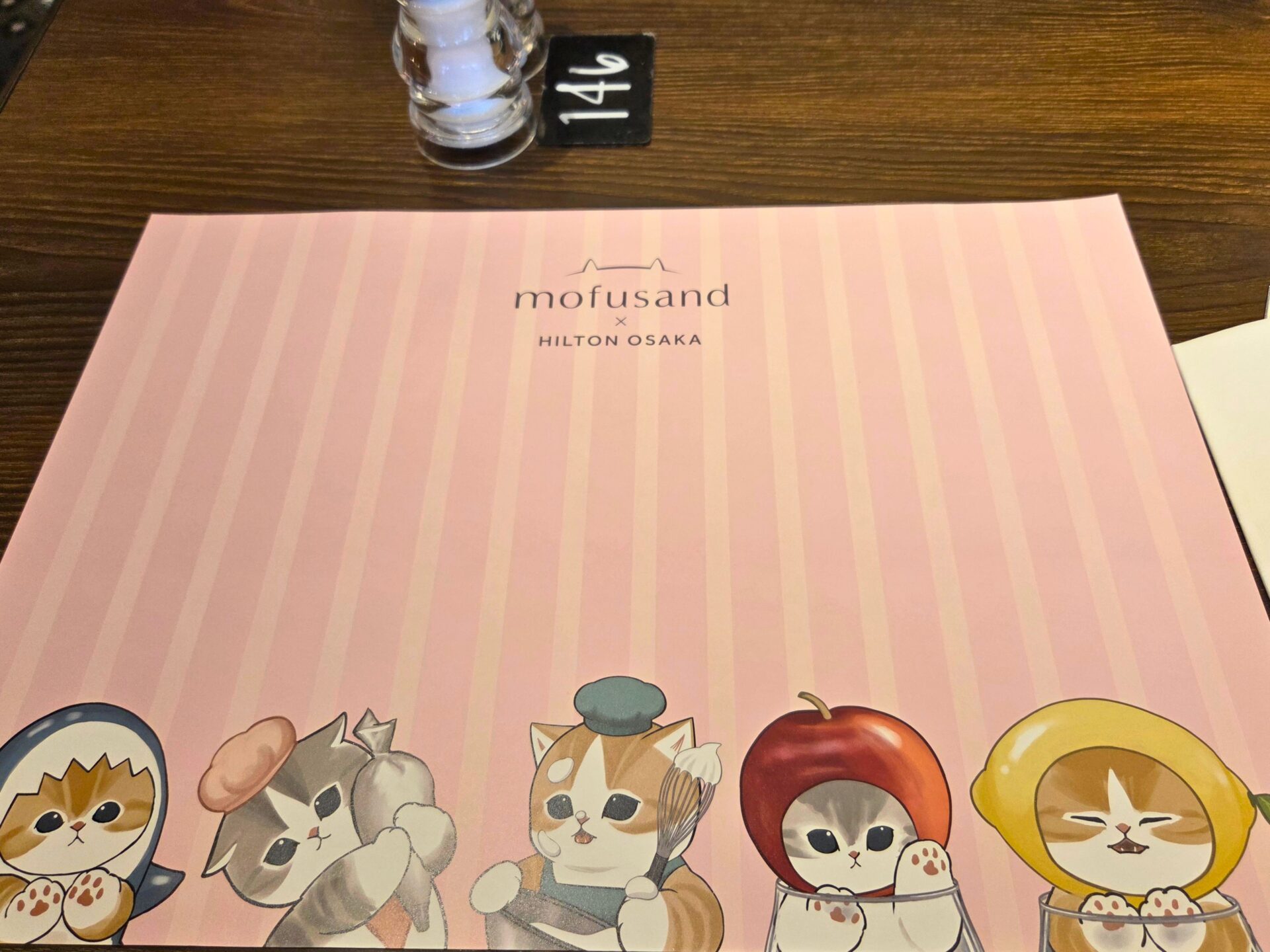 mofusand ビュッフェテーブル
