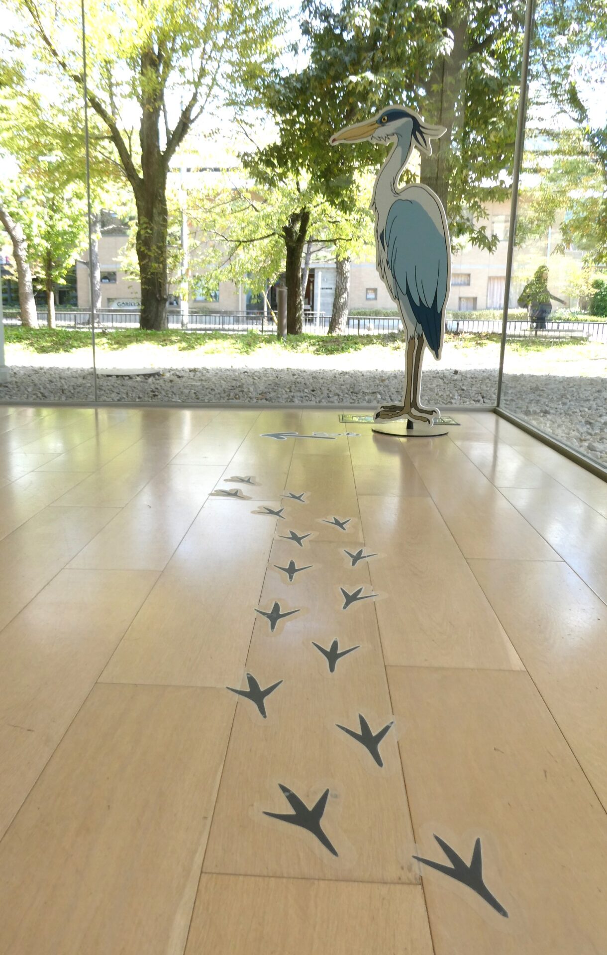 展示館内